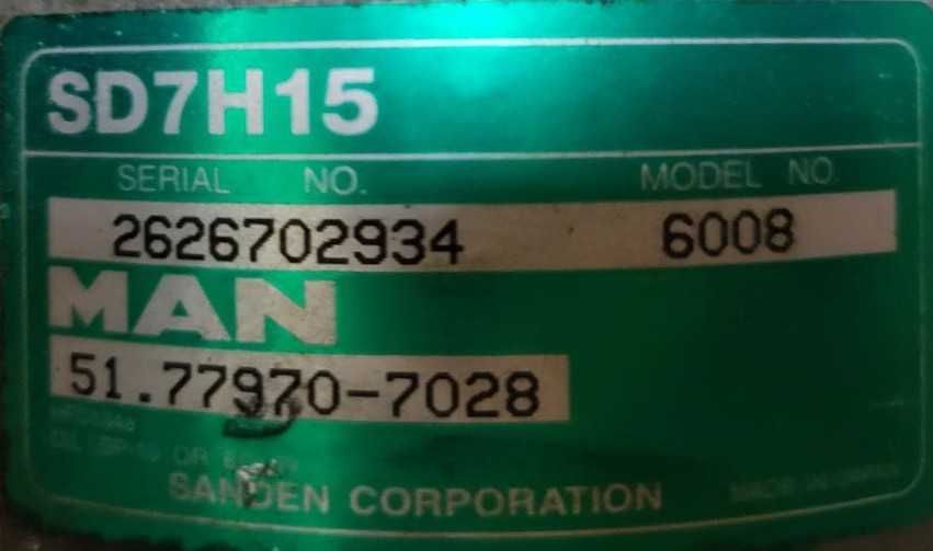 Компрессор кондиціонера для вантажівок man 51.77970-2028