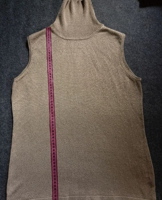 Sweter ( golf) jedwab+ brokat C&A