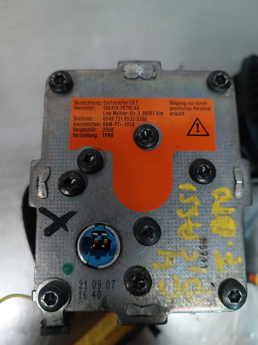 KIT DE AIRBAGS COM TABLIER CITROEN C4 PICASSO / GRAND PICASSO MK1 2006-2012