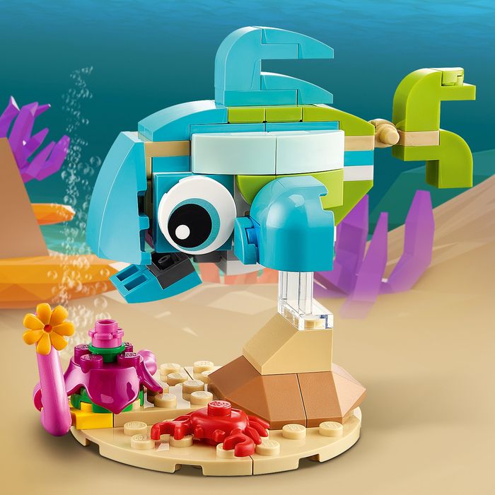 LEGO, creator, podwodny świat, zwierzęta wodne, 6+, 31128, klocki