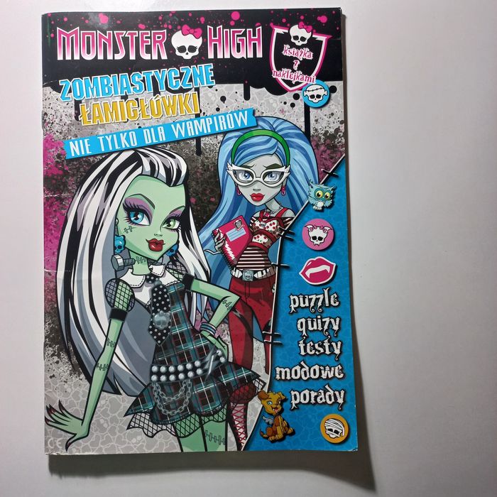 Monster High zombiastyczne łamigłówki