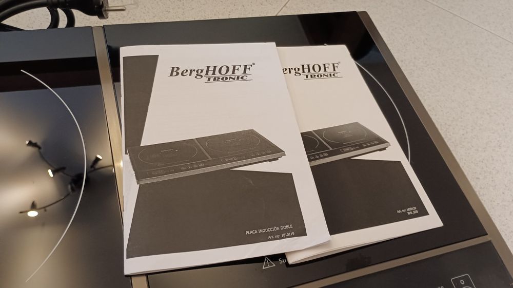 Fogão de indução duplo NOVO