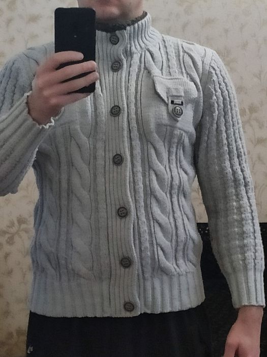 Кардиган мужской шерстяной