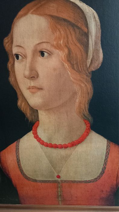 Quadro Retrato de uma Jovem- Ghirlandaio