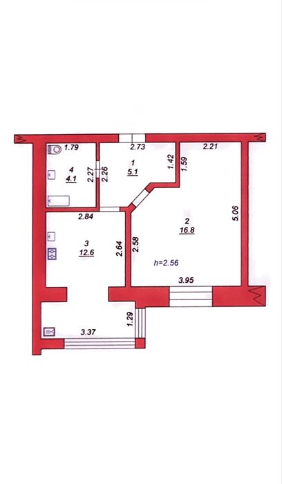 Продаж 1-кімнатна квартира, ЖК «Шевченківський», м. Бердичів