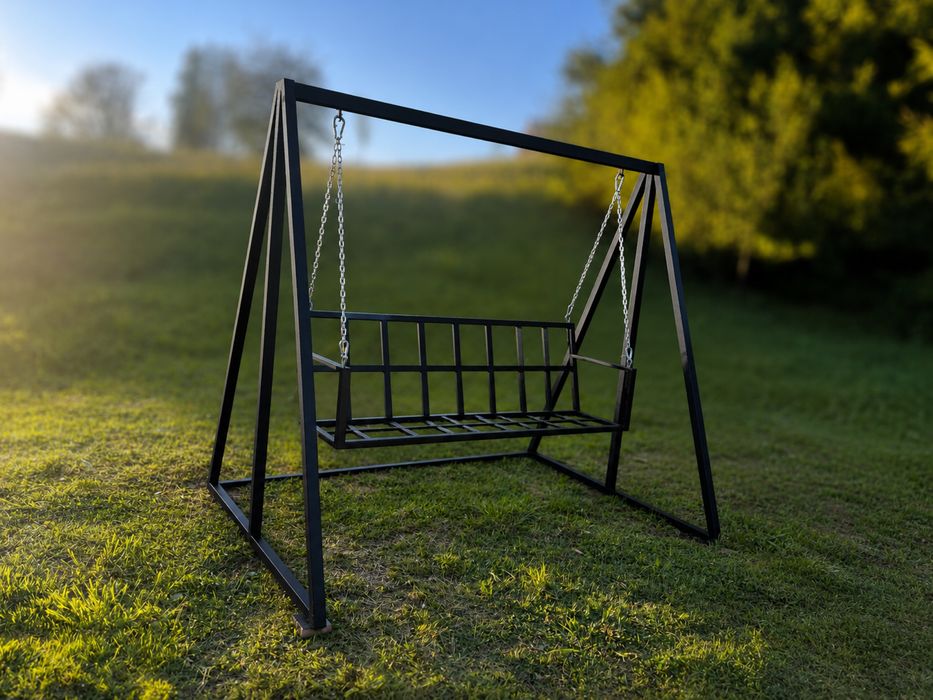 Huśtawka ogrodowa metalowa