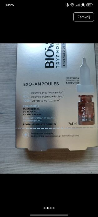Ampułki Biovax Trychologic