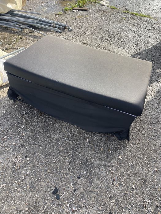Cama preta desdobravel