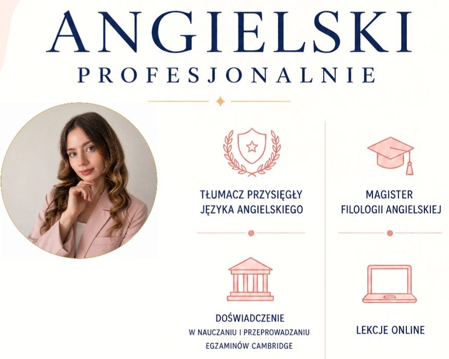 Angielski z tłumaczem przysięgłym i mgr filologii •korepetycje •