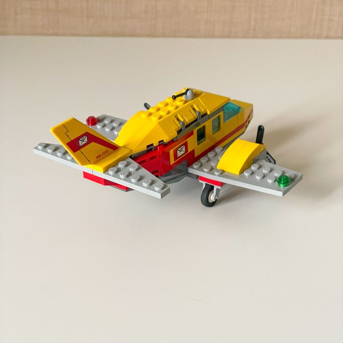 Lego 7731 e 7732 Air Mail/Van Conjunto 2008 Completo com Instruções