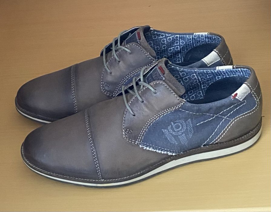 Туфлі bugatti шкіряні стильні ідеальні