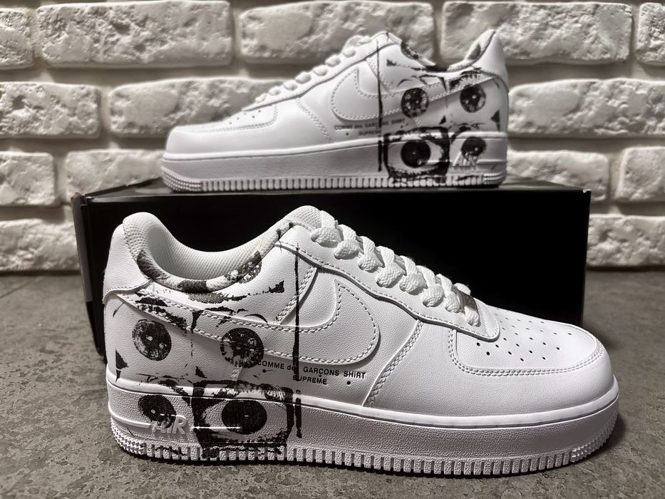 Buty Nike Air Force 1 Supreme CDG | Kultowa Kolaboracja | Rozmiar 44 | Kraków