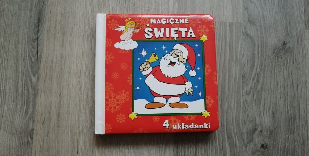 2 w 1 książeczka z puzzlami, Kompletne, stan bardzo dobry