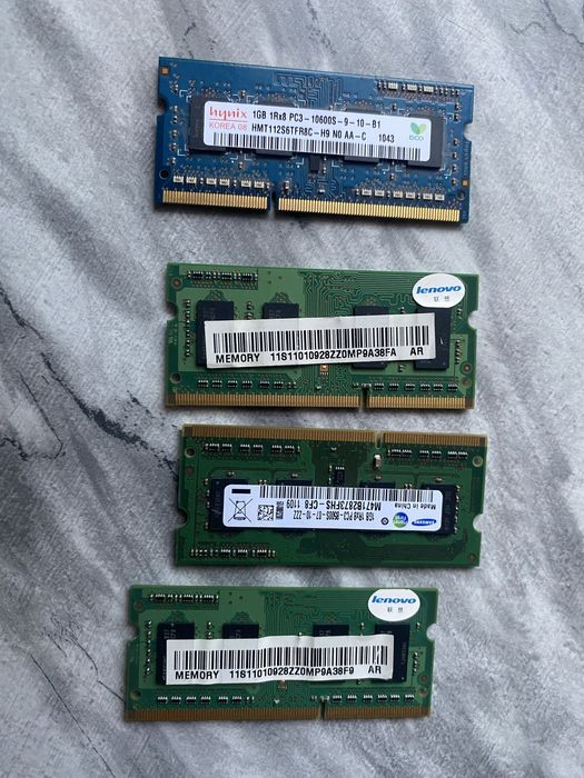 Оперативна память DDR-2 та DDR 3,також процесори Intel