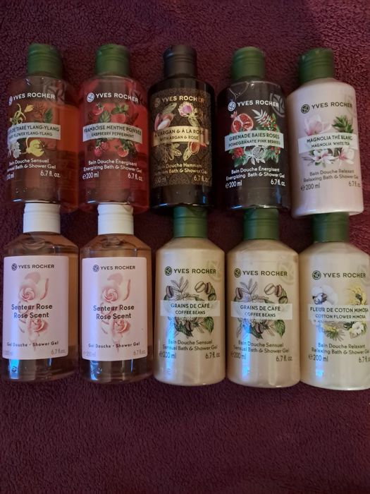 раритетні  гелі ,молочко ів роше  лімітки Yves Rocher
