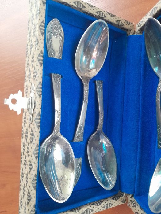 Продам набор чайних ложок мельхиор