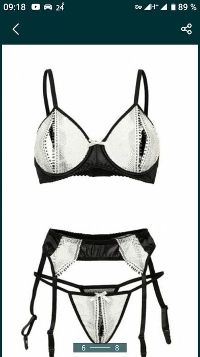 Комплект роскошного женского белья.польша,не Китай.