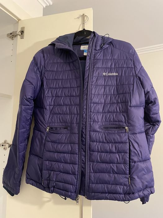 Casaco impermeavel roxo