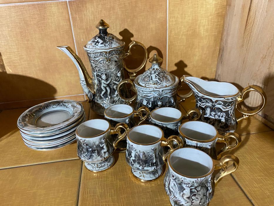 Conjunto de cafezinho vintage