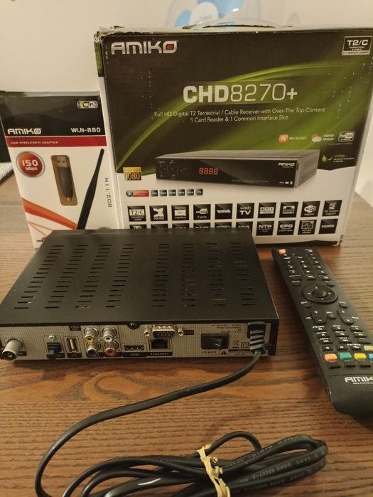Box Amiko CHD8270+ 100% funcional com Pen Wi-fi gratuita64284293128194122