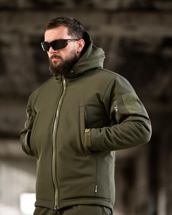 ОЛИВА зимовий чоловічий тактичний Progress 7.62 oliva куртка та штани