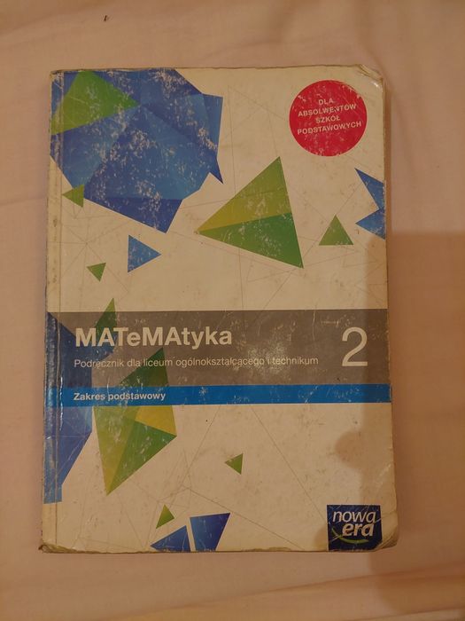 Matematyka klasa 2 liceum/ technikum nowa era