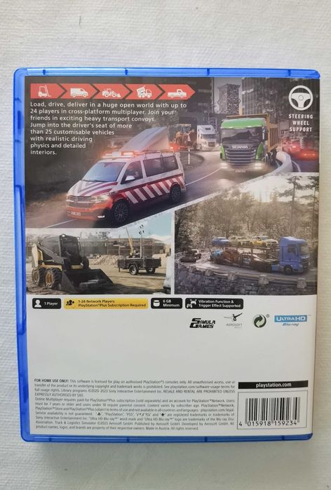 Truck logistics simulator - ps5 (como novo)