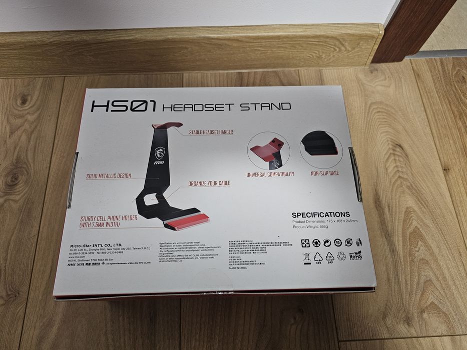Stojak na słuchawki MSI HS01