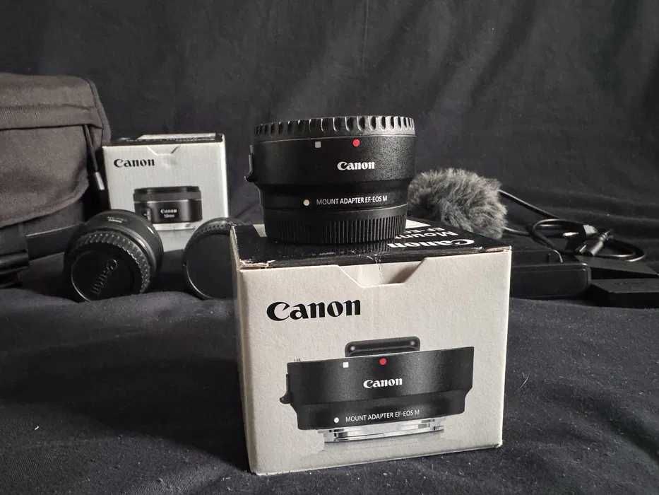 Canon EOS M50 - 2 obiektywy
