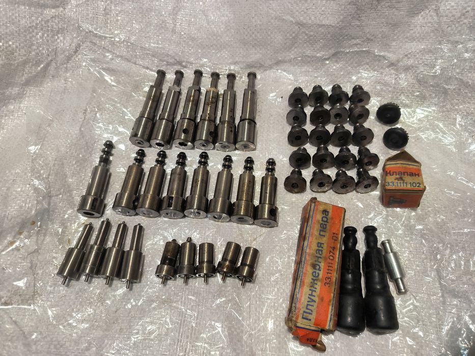 Форсунки, плунжерні пари та розпилювачі до КРАЗ МАЗ КАМАЗ та ін