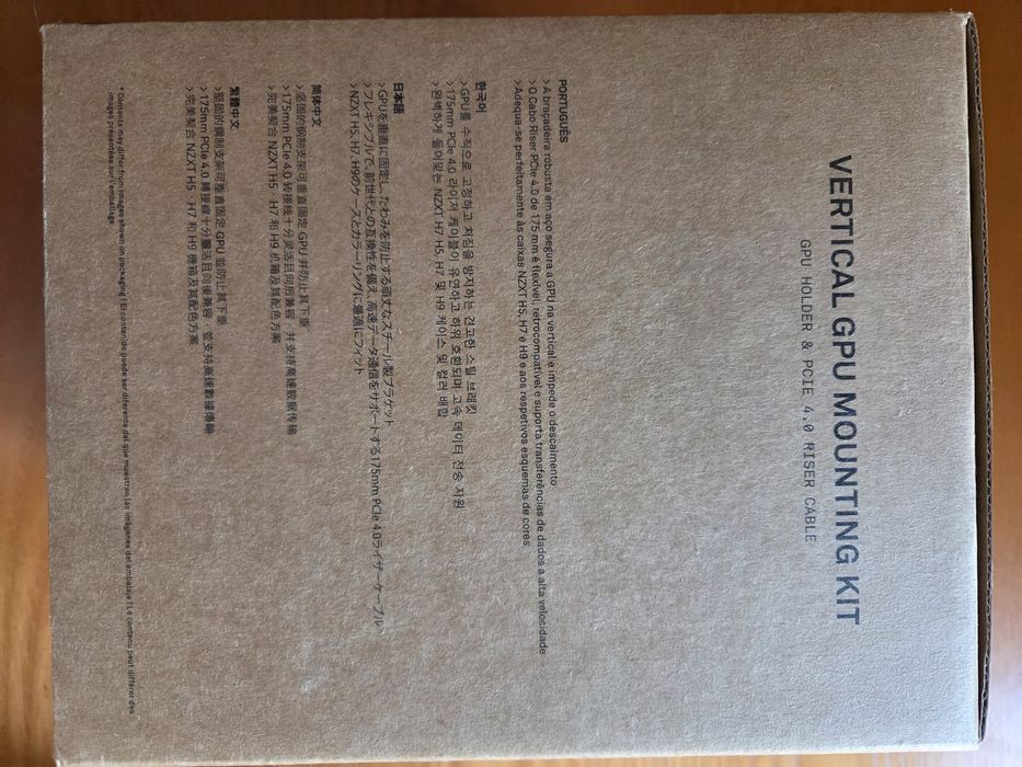 Suporte Vertical placa gráfica Marca NZXT para (H5-H7- e H9) factura