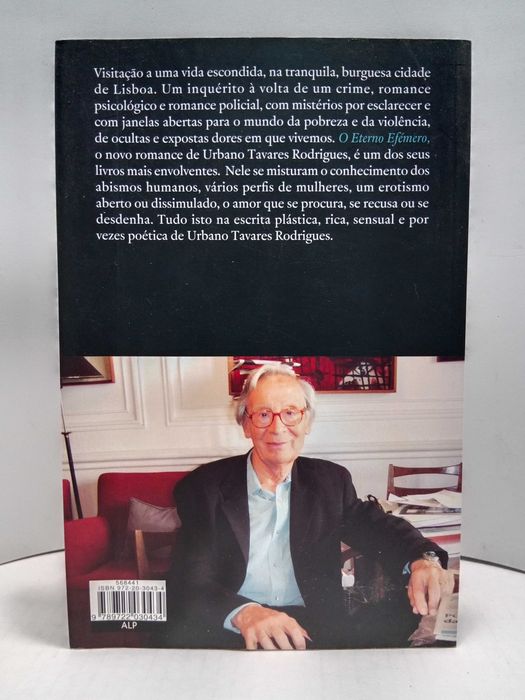 " O Eterno Efémero " - de Urbano Tavares Rodrigues