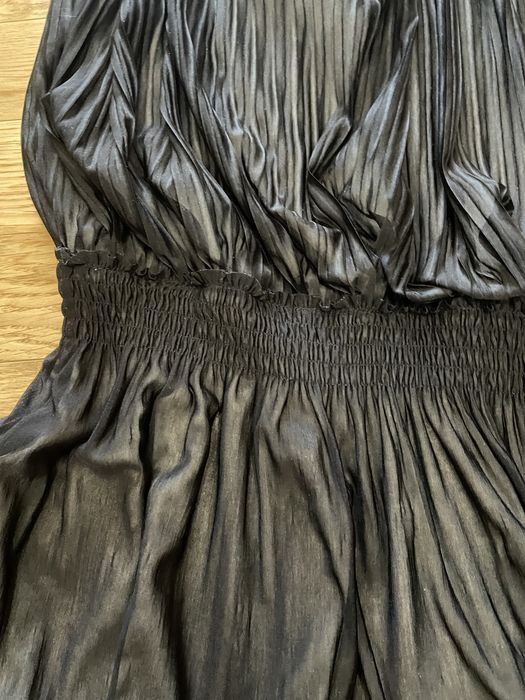 Sukienka Miss Selfridge Krótka mini Czarna falbanki M 38