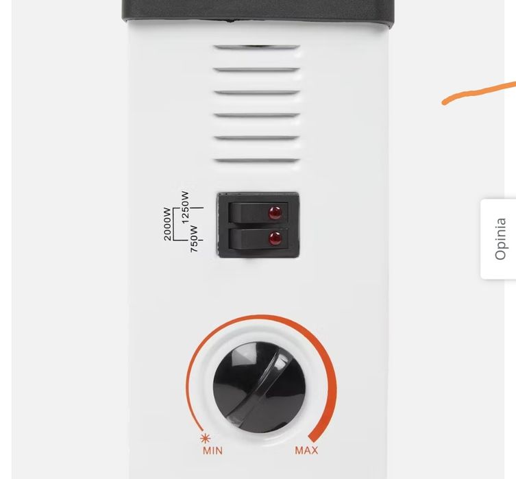 Grzejnik konwektorowy Alpina 2000W