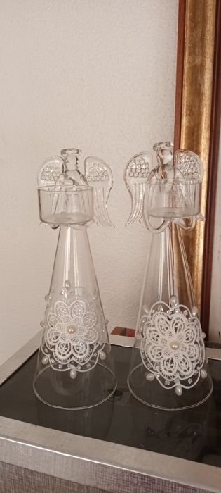 Castiçais Anjos, lindos