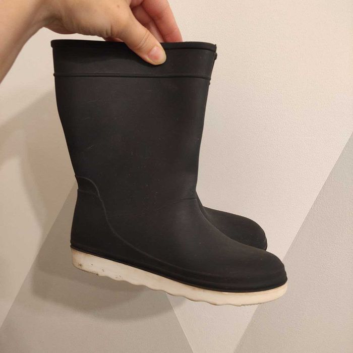 Kalosze Tribord czarne 19cm rozmiar 29/30 Rubber boots Galoshes