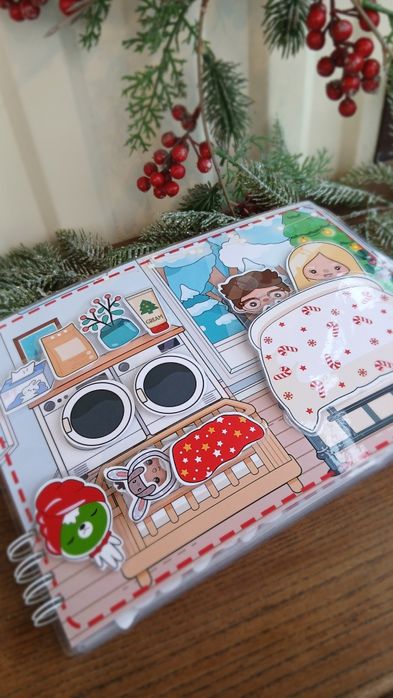 Зима в Тока Бока Частина 3 альбом гра на липучках