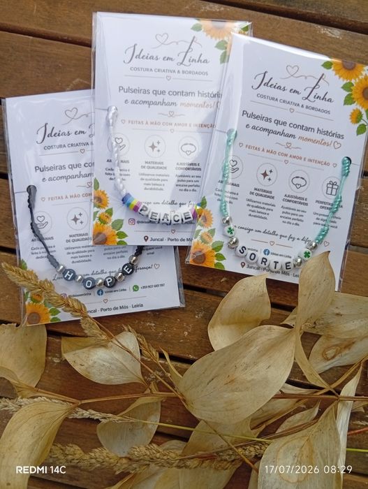 Pulseiras artesanais vários valores