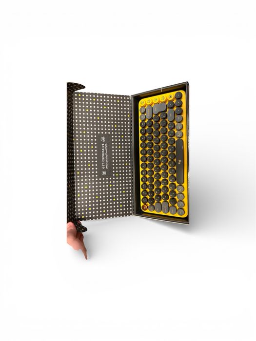 Klawiatura logitech POP-KEYS żółto-szaro-czarna