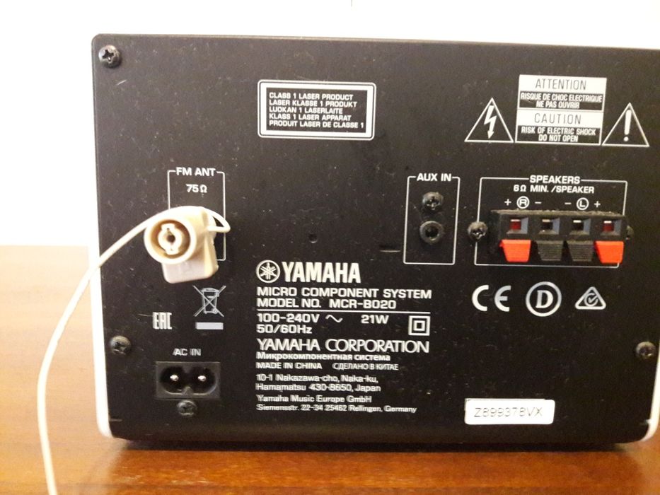 Mini aparelhagem YAMAHA MCR-BO20