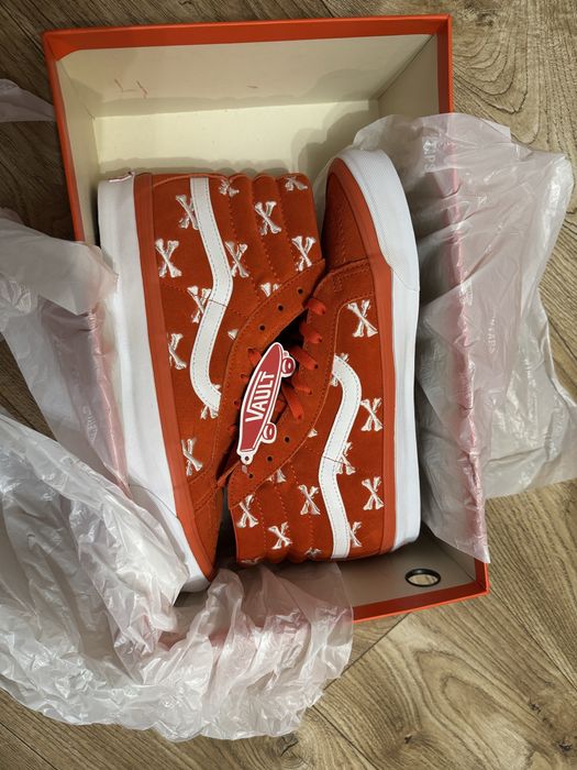 Vans x wtaps sk8 hi orange