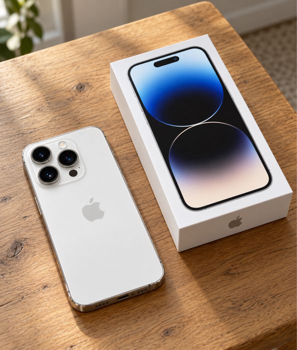 iPhone 14 Pro Branco/Prateado — 256 GB