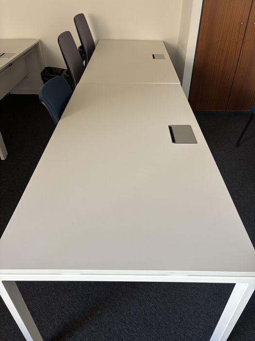 White Rectangular Table