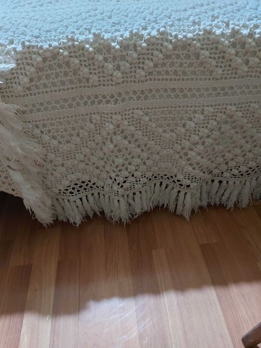 Colchas em Crochet feitas à mão