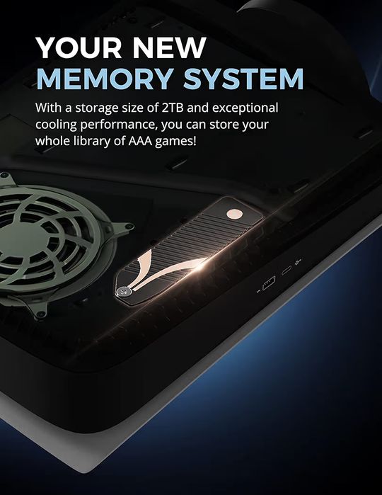 Cooler sabrent para disco m2 ps5