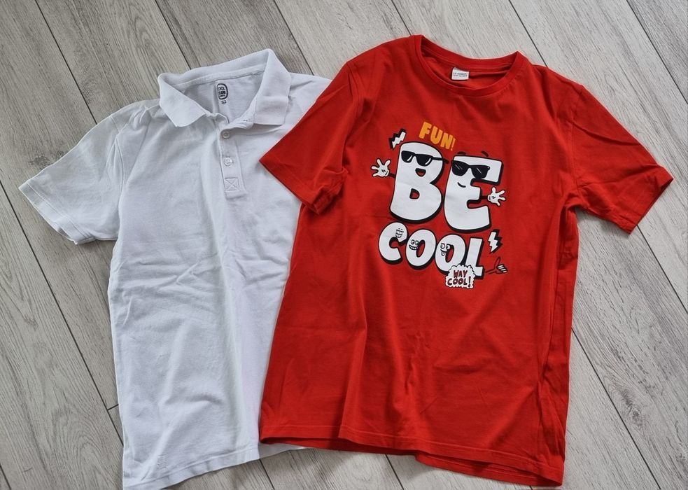 Dwie koszulki 152 cool club Lc Waikiki polo