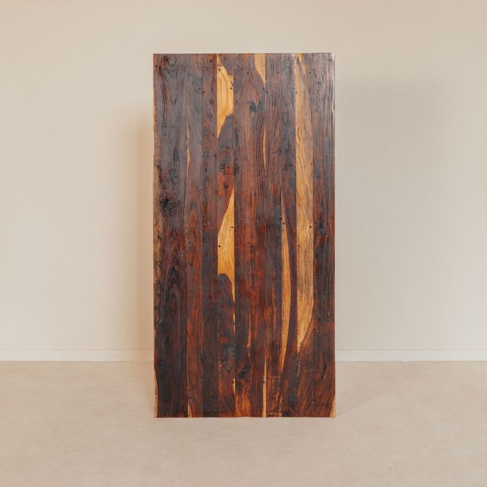 Stół lite drewno egzotyczne palisander odnowiony Kolonialny rustykalny