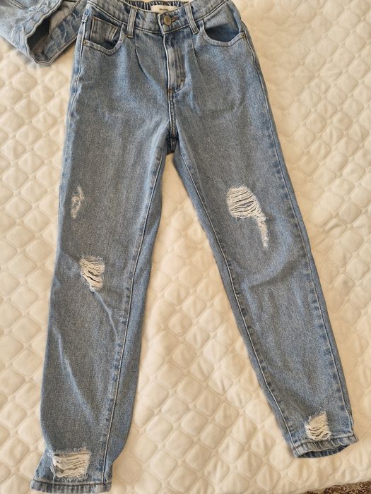 Джинсова куртка zara 9 років 134 см,  джинси reserved- 152
