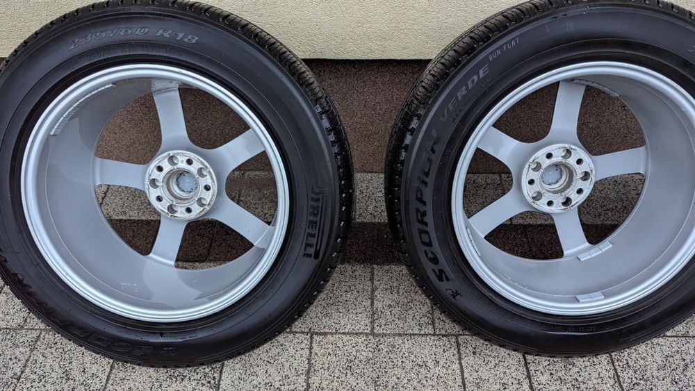 Felgi Porsche 18 Macan 5x112 opony całoroczne Pirelli