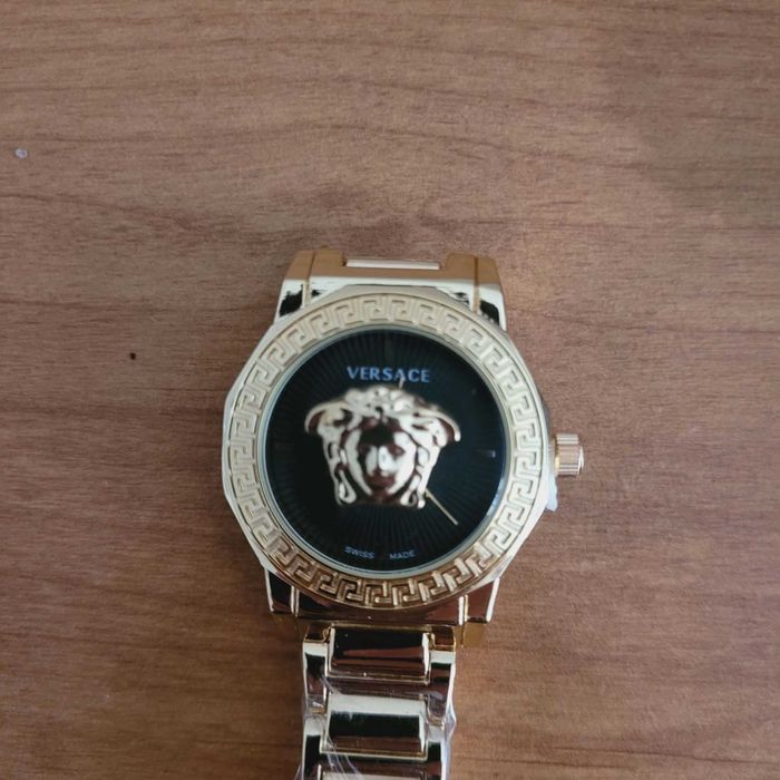 Zegarek damski versace czarno złoty